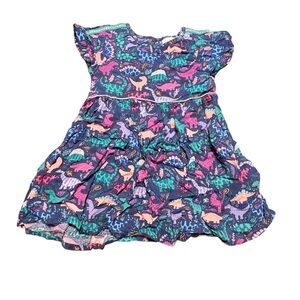 Cat & Jack Multicolor Dinosaur Dress